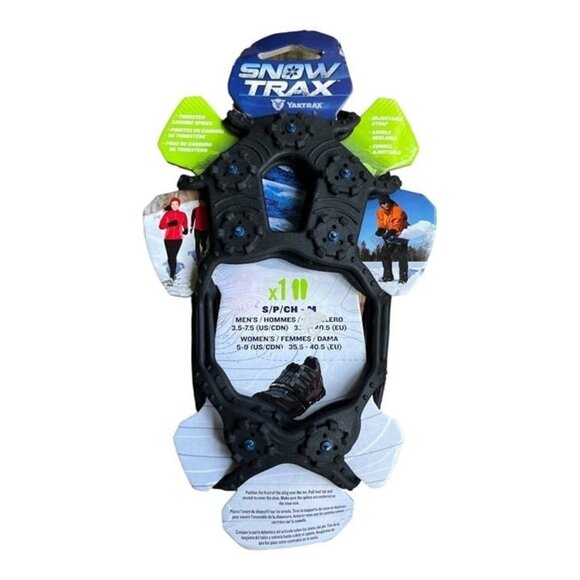 Snow Trax Adjustable Snow Shoes Foot Traction size S - Picture 1 of 5